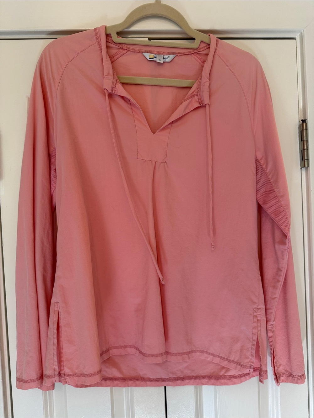 Women's Sun Precautions Solumbra 100% SPF women’s Coral Tunic size Small